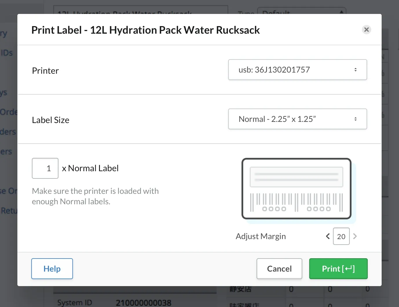 UI design for the Design System proof-of-concept