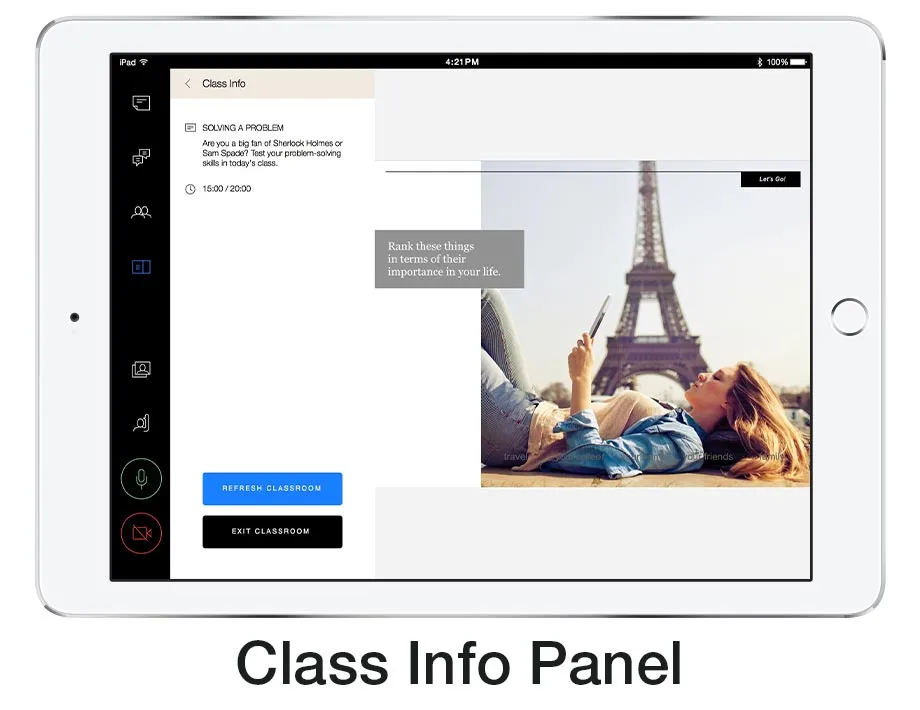 Info displays metadata about the class